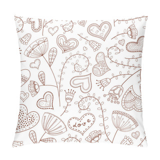 Personality  Romantic Seamless Floral Pattern Pillow Covers
