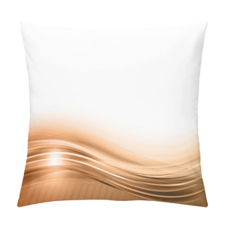 Personality  Brown Wave Pillow Covers