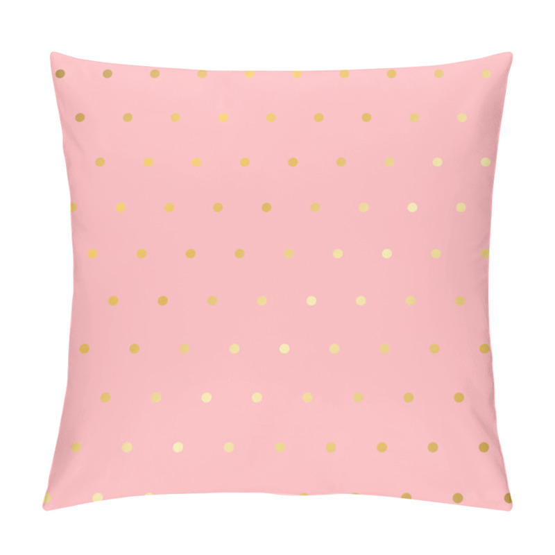 Personality  Seamless pattern for New year golden dot pillow covers