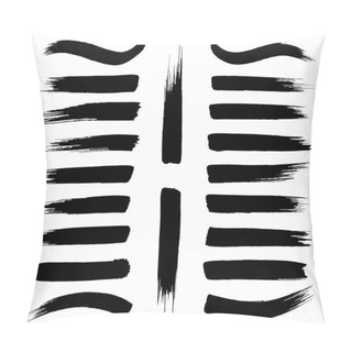 Personality  Brush Strokes Vector Pillow Covers