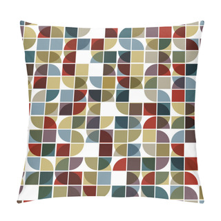 Personality  Abstract Mosaic Seamless Background. Pillow Covers