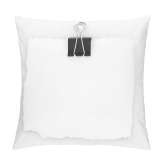 Personality  Isolated Blank Note With Clip   Pillow Covers