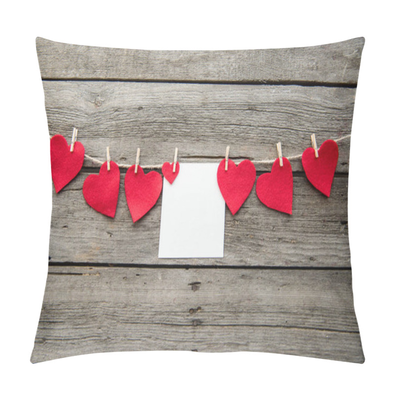 Personality  Red Heart Paper Cut And Greeting Card  Pillow Covers
