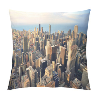 Personality  Chicago Aerial View Pillow Covers