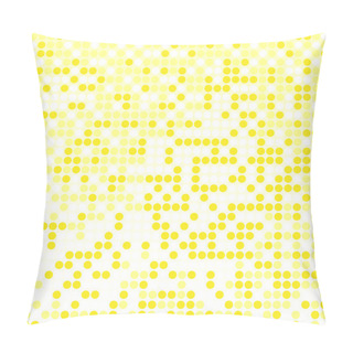 Personality  Light Yellow Pixel Background Pillow Covers