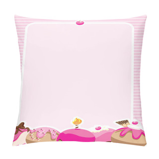 Personality  Cupcake Girls Invite/Menu Pillow Covers