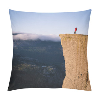 Personality  Preikestolen Cliff, Norway Pillow Covers