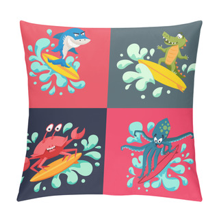 Personality  Surfer Cool Animals Pillow Covers
