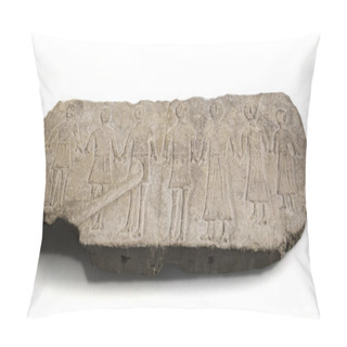 Personality  Relief Of Bastetani Dancers. Ancient Iberian Culture Key Piece Pillow Covers