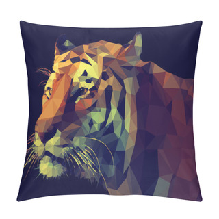 Personality  Tiger Illustration Pillow Covers