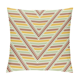 Personality  Vintage Seamless Zigzag Strokes Pillow Covers