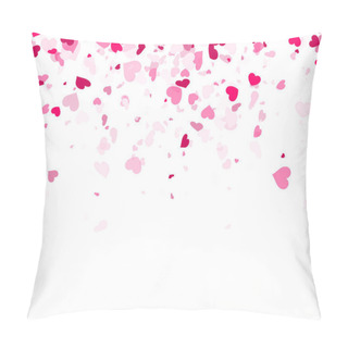 Personality  Love Valentine's Background With Hearts. Pillow Covers
