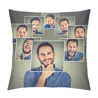 Personality  Masked Happy Man  Pillow Covers