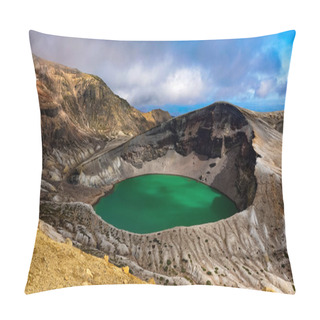 Personality  Okama Crater Lake Facade In Miyagi,Japan Pillow Covers