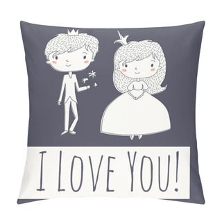 Personality   Cute Prince And Princess Pillow Covers