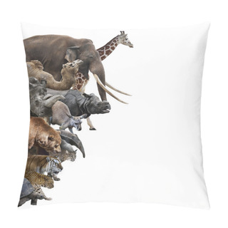 Personality  Wild Animals Collage Pillow Covers