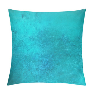 Personality  Grunge Vintage Turquoise Background Pillow Covers