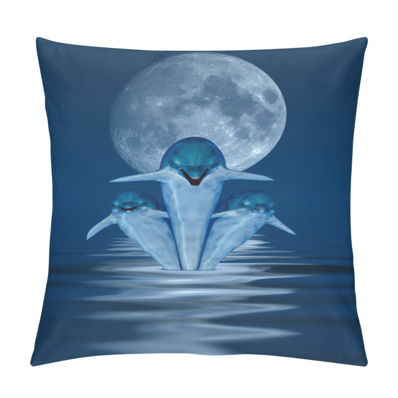 Personality  Dolphins pillow covers