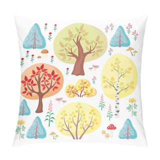 Personality  Autumn Forest Set Pillow Covers