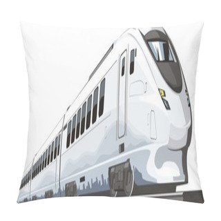 Personality  Speed Train Pillow Covers