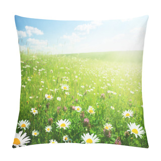 Personality  Field Of Wild Flowers Pillow Covers