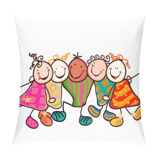 Personality  Kids Playing Pillow Covers