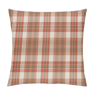 Personality  Seamless Pattern Of Scottish Tartan Plaid. Repeatable Background With Check Fabric Texture. Flat Vector Backdrop Of Striped Textile Print. Pillow Covers