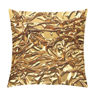 Personality  Luxurious Gold Satin Background Pillow Covers