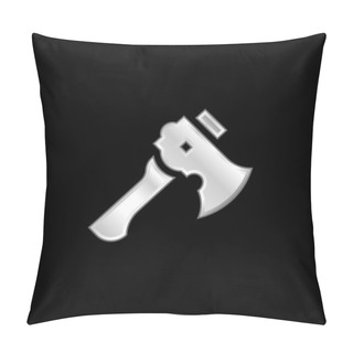 Personality  Axe Silver Plated Metallic Icon Pillow Covers