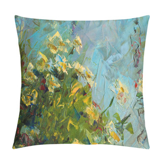 Personality  Natalia Babkina Artist, The Picture Painted In Oils. Bouquet Of  Pillow Covers