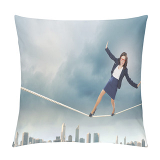 Personality  Risk In Business Pillow Covers