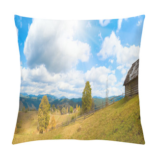 Personality  Autumn Mountain Village Pillow Covers