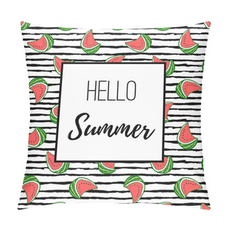 Personality  Summer Fashion Print With Watermelons Pillow Covers