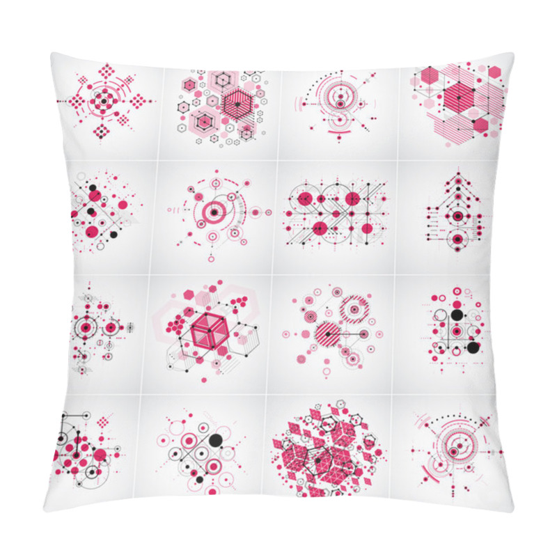 Personality  Geometric abstract backgrounds set pillow covers