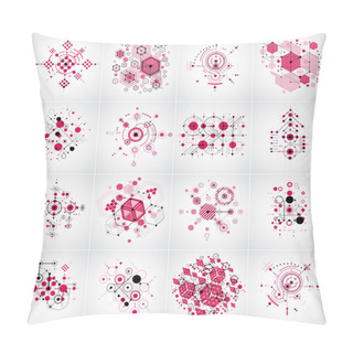 Personality  Geometric Abstract Backgrounds Set Pillow Covers