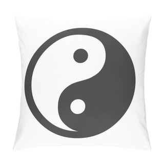 Personality  Daoism Vector Symbol Pillow Covers