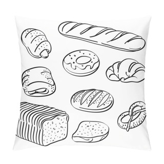 Personality  Bread Collection Pillow Covers