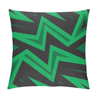 Personality  Abstract Background With Sharp Tribal Pattern Theme Pillow Covers