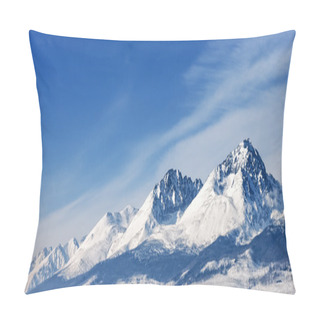 Personality  Dramatic Peaks Pinnacles Snowy Summits High Altitude Mountain Pa Pillow Covers