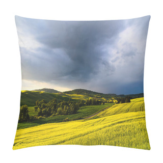 Personality  Sunset View Of Pienza Pillow Covers