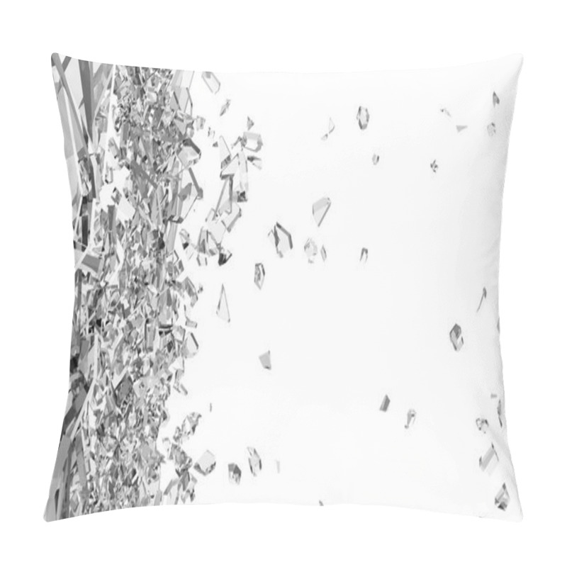 Personality  Broken Glass into Pieces pillow covers