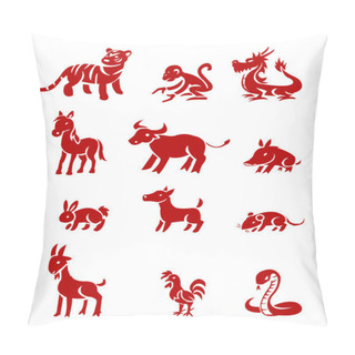 Personality  Chinese Zodiac Pillow Covers