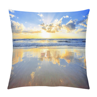 Personality  Sunrise Over Ocean Pillow Covers