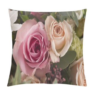 Personality  Bunch Of Multicolor Flowers. Pillow Covers