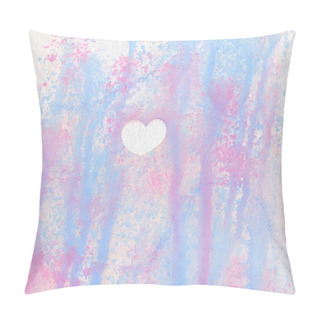 Personality  Blooming Love, Watercolor Heart Background, Digital Painting Pillow Covers