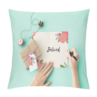 Personality  Person Writing Card Pillow Covers