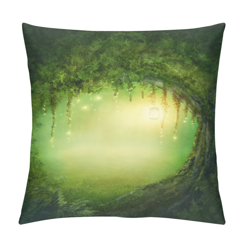 Personality  Enchanted forest pillow covers