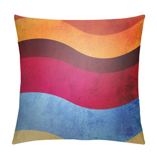 Personality  Colorful Vintage Lined Background Pillow Covers