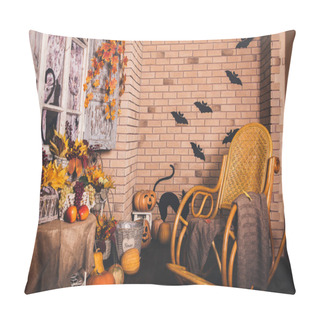 Personality  Halloween Autumn Yard.  Pillow Covers
