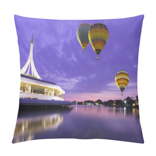 Personality  Suan Luang Rama IX Park Of Thailand At Twilight Period Pillow Covers